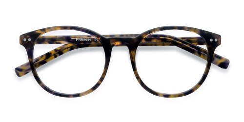 Female S Round Floral Acetate Prescription Eyeglasses - Eyebuydirect S Primrose