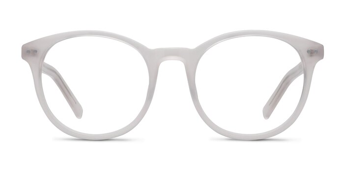 Primrose White Acetate Eyeglass Frames from EyeBuyDirect