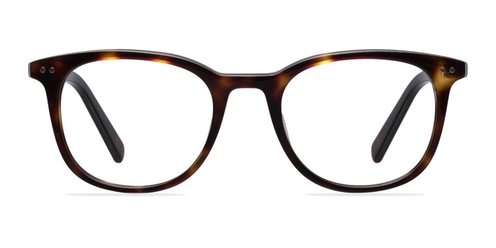 Demain Dark Tortoise Acetate Eyeglass Frames from EyeBuyDirect