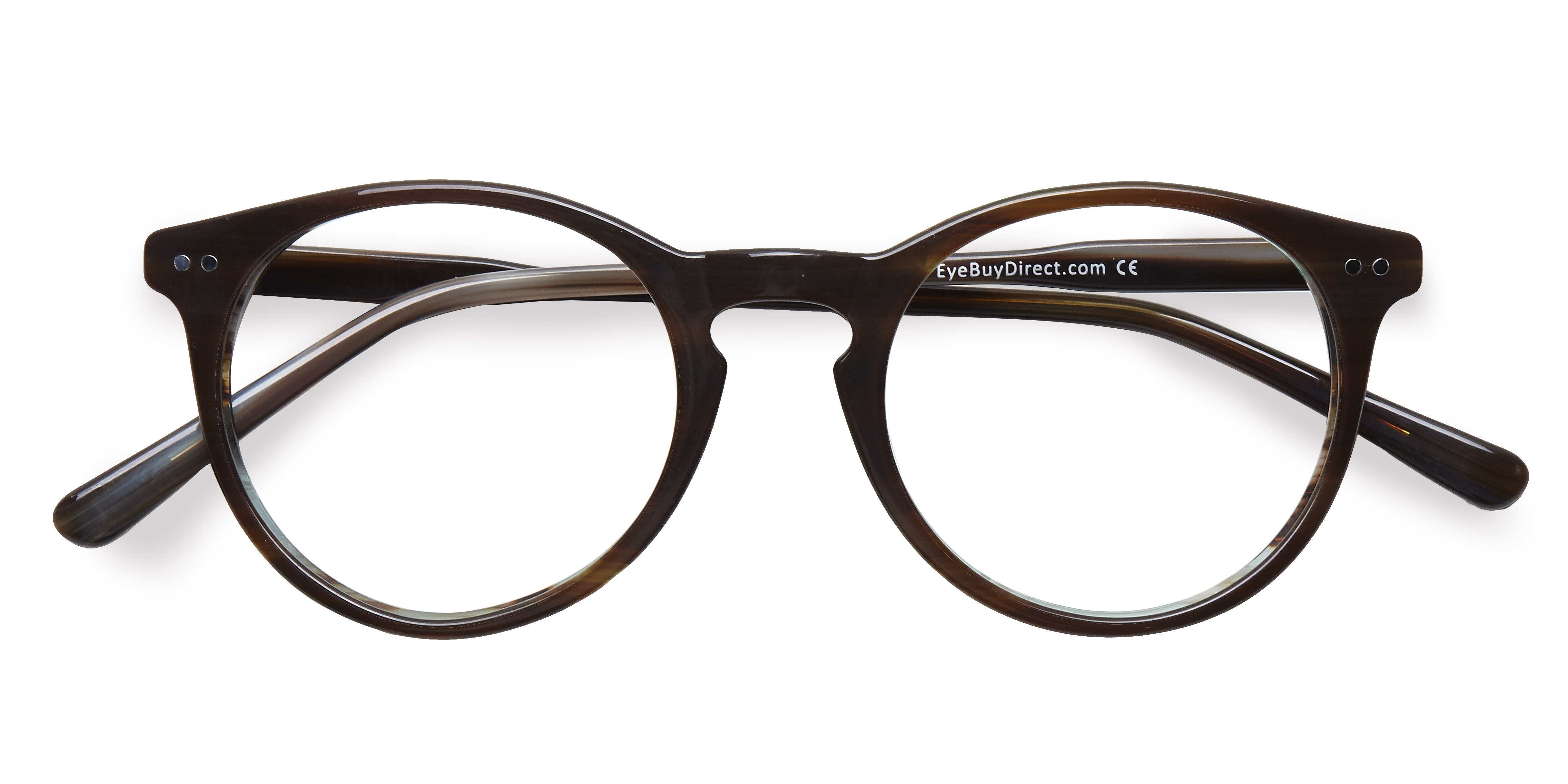 Lunettes Vintage Atrio Mod 236 - Monture Ronde Brun, 54-18-130, Neuves Avec étiquettes