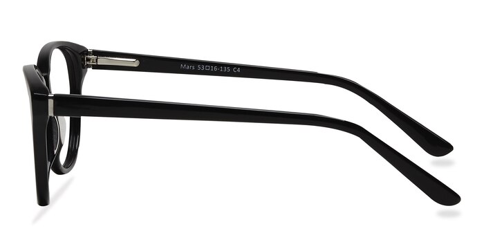 Mars Black Acetate Eyeglass Frames from EyeBuyDirect