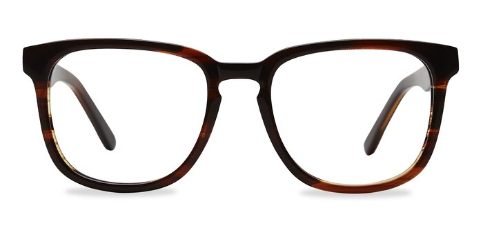 Sail Brun Acétate Montures de lunettes de vue d'EyeBuyDirect