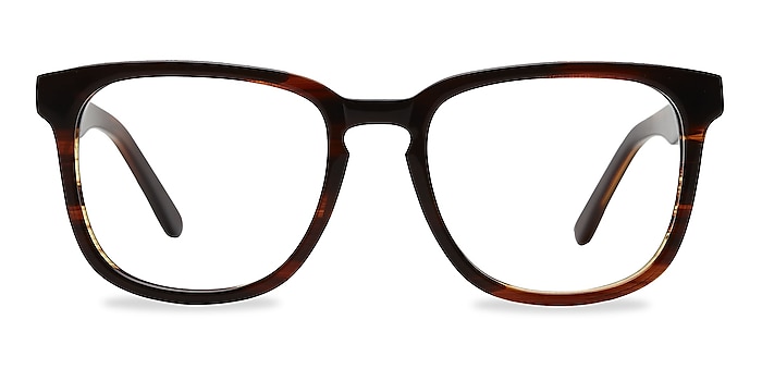 Sail Brun Acétate Montures de lunettes de vue d'EyeBuyDirect