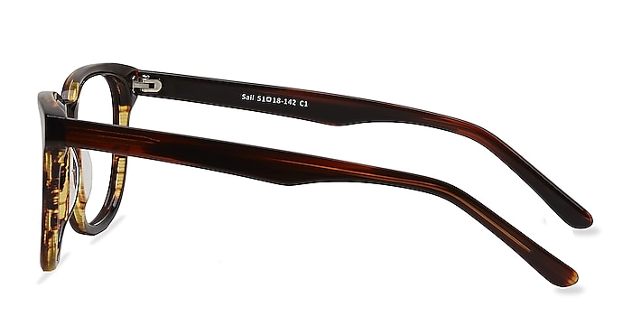 Sail Brown Acetate Eyeglass Frames from EyeBuyDirect