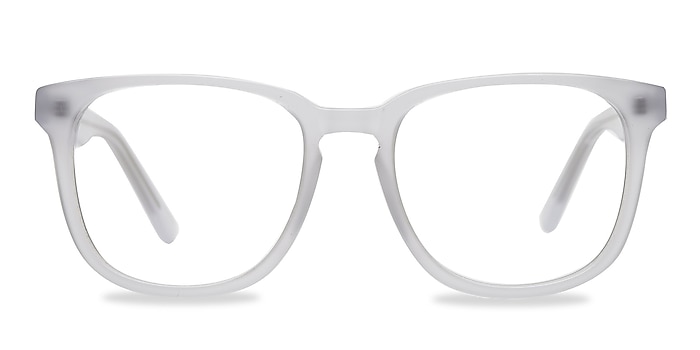 Sail White Clear Acetate Eyeglass Frames from EyeBuyDirect