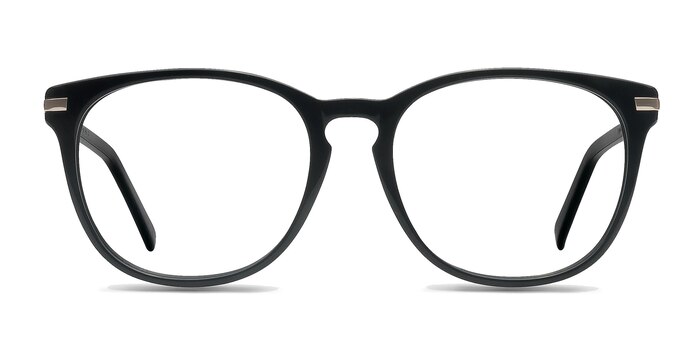 Decadence Noir Acetate-metal Montures de lunettes de vue d'EyeBuyDirect