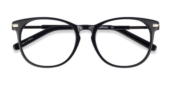 Decadence prescription eyeglasses (Black) - 16283 - Eyeglasses This full-sized. square rimmed frame is finished i sku 16283