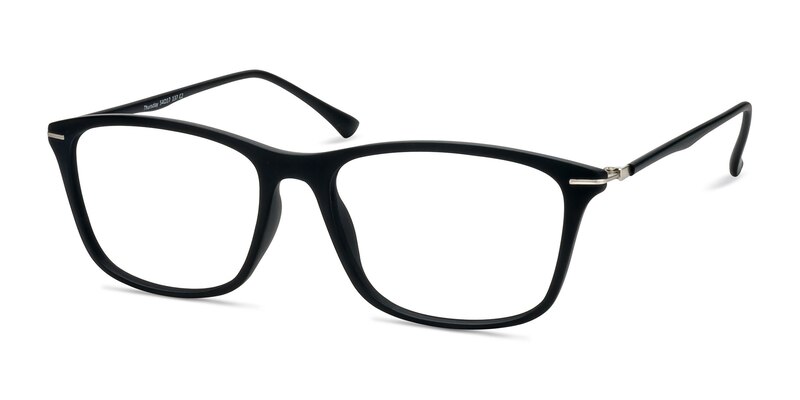 Thursday Rectangle Black Full Rim Eyeglasses | Eyebuydirect