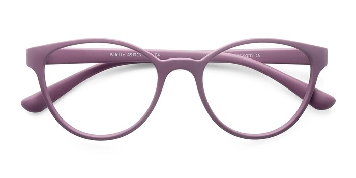 Matte Purple Palette -  Classic Plastic Eyeglasses