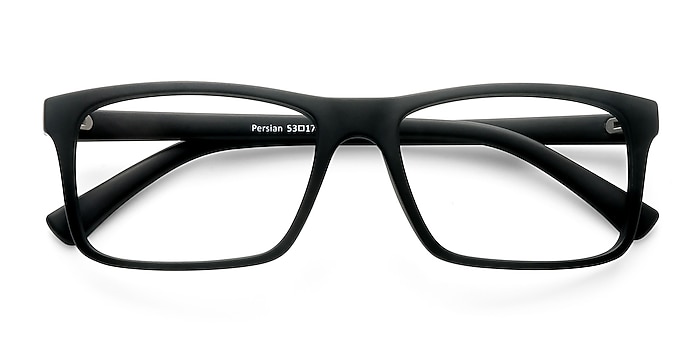 Matte Black Persian -  Classic Plastic Eyeglasses