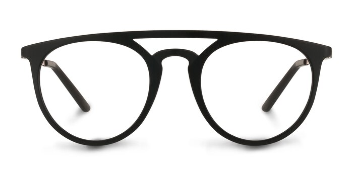 Fiasco Matte Navy Plastic Eyeglass Frames from EyeBuyDirect