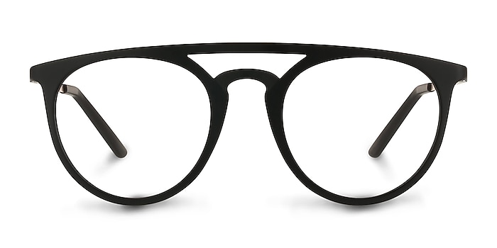 Fiasco Matte Navy Plastic Eyeglass Frames from EyeBuyDirect