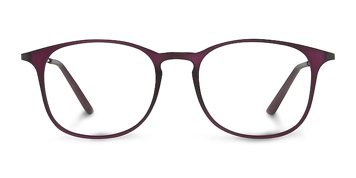 Little Bit  Matte Purple  Plastic Eyeglass Frames from EyeBuyDirect