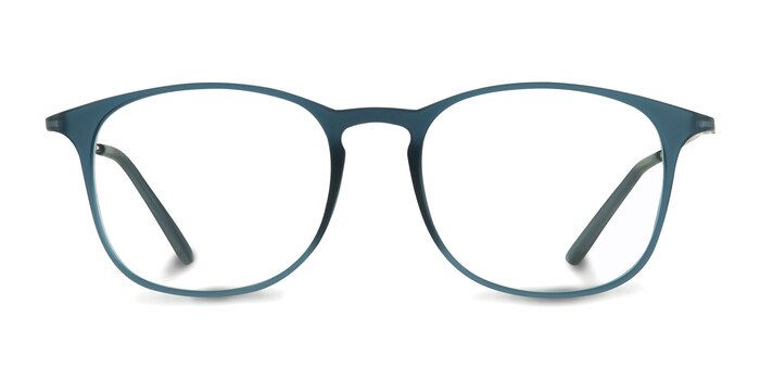 Little Bit Matte Blue Plastique Montures de lunettes de vue d'EyeBuyDirect