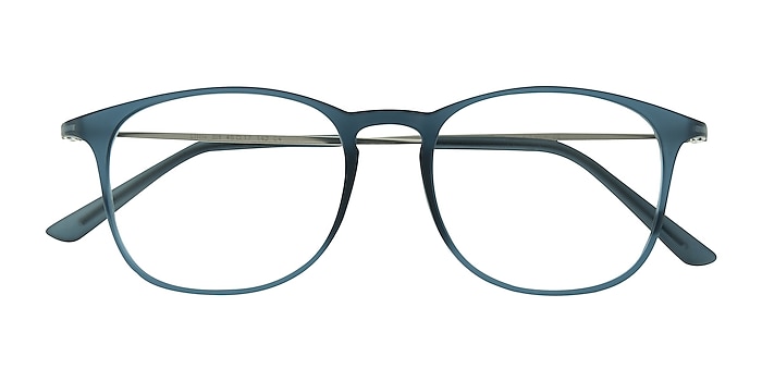 Matte Blue Little Bit -  Plastic Eyeglasses