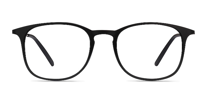 Little Bit Matte Black Plastique Montures de lunettes de vue d'EyeBuyDirect