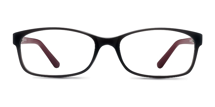 Beads Matte Gray Plastique Montures de lunettes de vue d'EyeBuyDirect