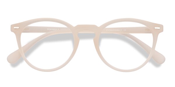 Peninsula prescription eyeglasses (Matte White)