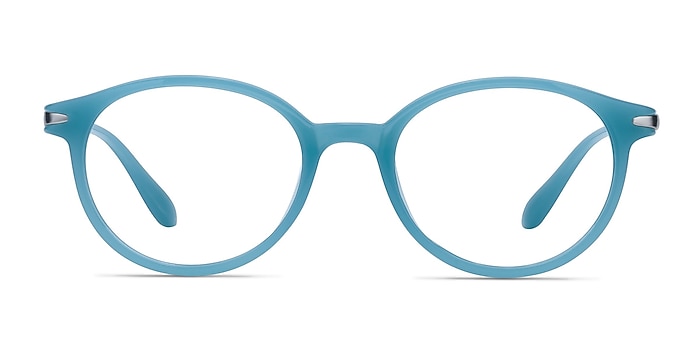 Indigo Blue Plastic Eyeglass Frames from EyeBuyDirect