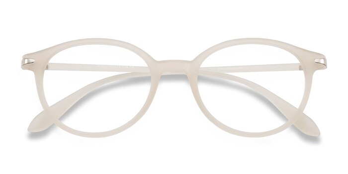 Clear White Indigo -  Plastic Eyeglasses