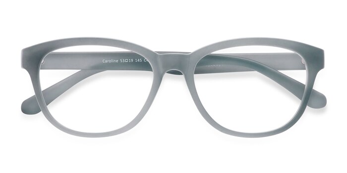 Matte Gray Caroline -  Plastic Eyeglasses