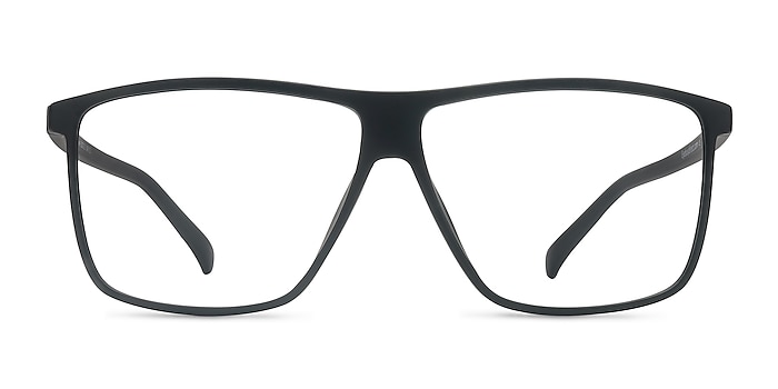 Deluxe  Matte Black  Plastic Eyeglass Frames from EyeBuyDirect