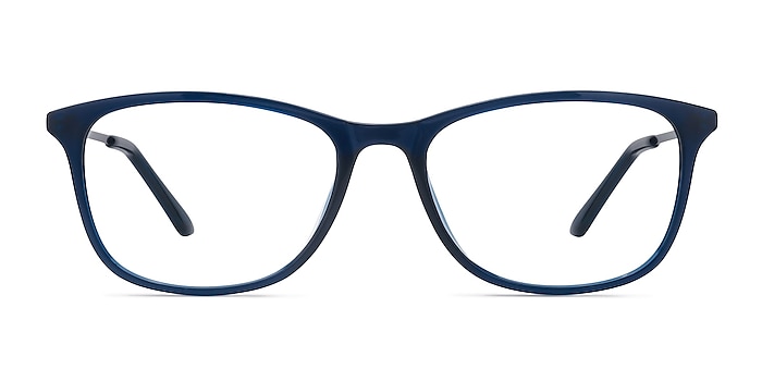 Oliver Navy Plastic Eyeglass Frames from EyeBuyDirect