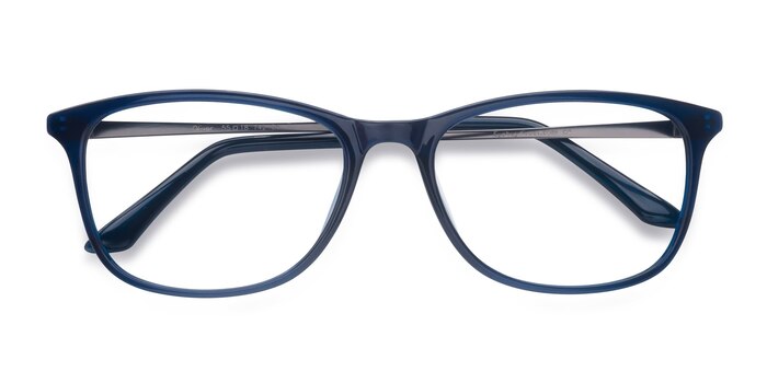 Navy Oliver -  Lightweight Plastic Eyeglasses
