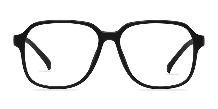Chuckie Matte Black Plastique Montures de lunettes de vue d'EyeBuyDirect