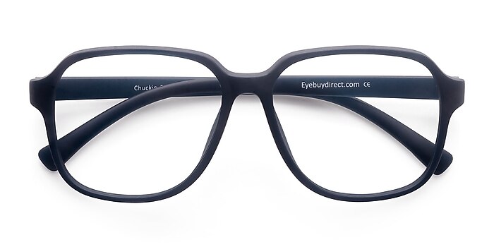 Matte Navy Chuckie -  Fashion Plastic Eyeglasses
