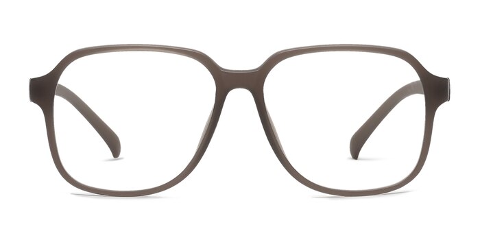 Chuckie Matte Brown Plastique Montures de lunettes de vue d'EyeBuyDirect
