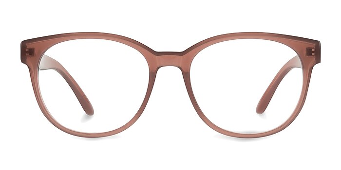 Grace Brown Plastic Eyeglass Frames from EyeBuyDirect