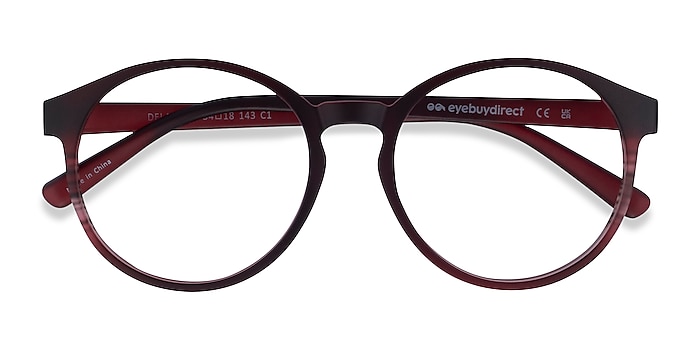 Matte Burgundy Delaware -  Fashion Plastic Eyeglasses
