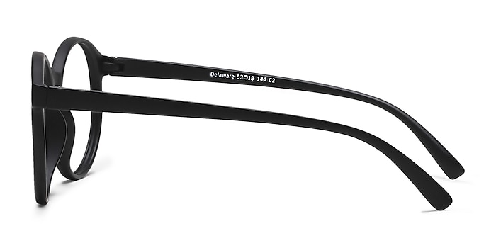 Delaware Matte Black Plastic Eyeglass Frames from EyeBuyDirect