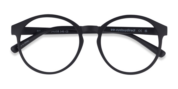 Matte Black Delaware -  Lightweight Plastic Eyeglasses