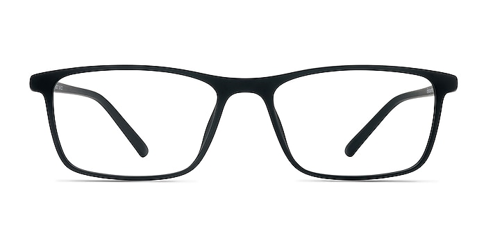 Sullivan Matte Black Plastic Eyeglass Frames from EyeBuyDirect
