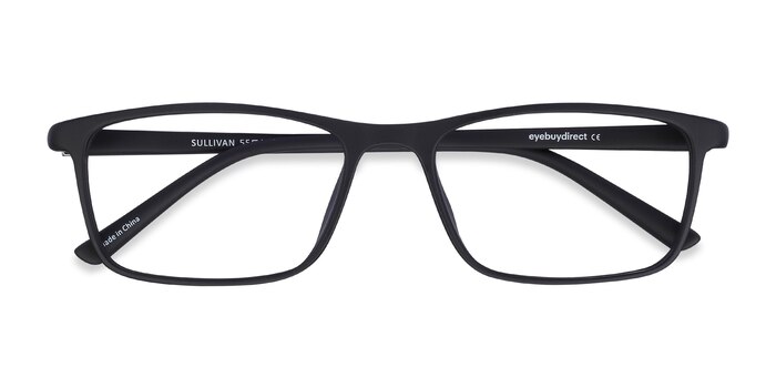 Matte Black Sullivan -  Lightweight Plastic Eyeglasses