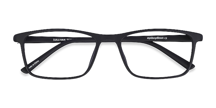 Matte Black Sullivan -  Lightweight Plastic Eyeglasses