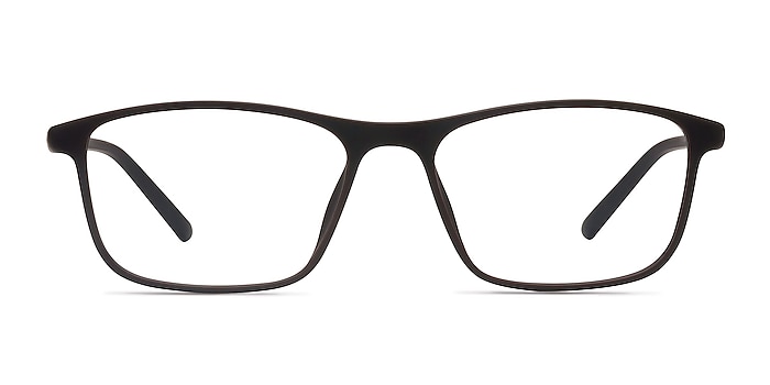 Wyoming Brown Plastic Eyeglass Frames from EyeBuyDirect
