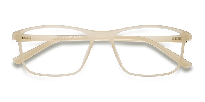 Matte Cream Wyoming -  Plastic Eyeglasses