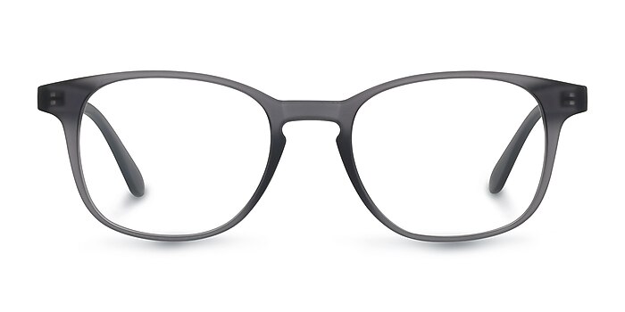 Monday Matte Gray Plastic Eyeglass Frames from EyeBuyDirect