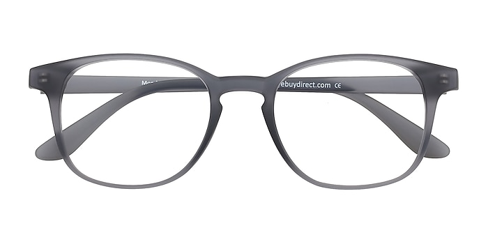 Matte Gray Monday -  Plastic Eyeglasses