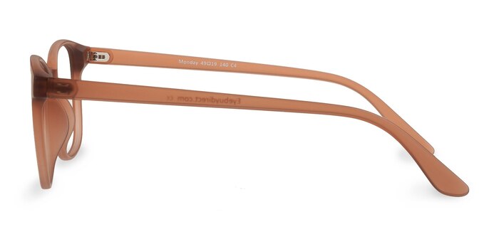 Monday Matte Brown Plastique Montures de lunettes de vue d'EyeBuyDirect