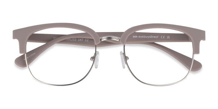 Gray Yokote -  Plastic, Metal Eyeglasses