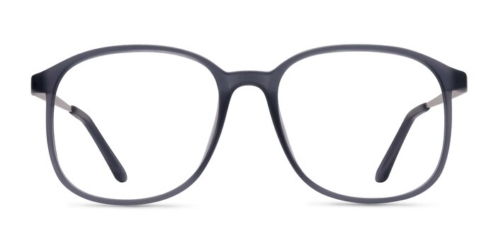 Ithaca Matte Gray Plastique Montures de lunettes de vue d'EyeBuyDirect