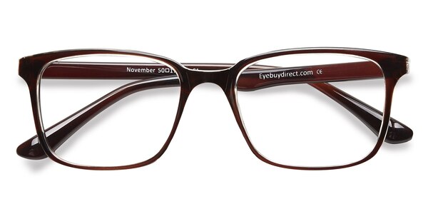 November prescription eyeglasses (Brown Clear )