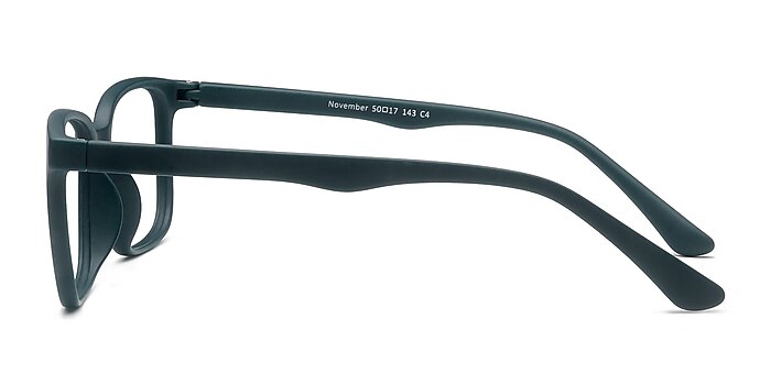 November Matte Green Plastic Eyeglass Frames from EyeBuyDirect