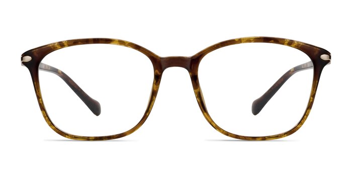 Nola Brun Plastique Montures de lunettes de vue d'EyeBuyDirect