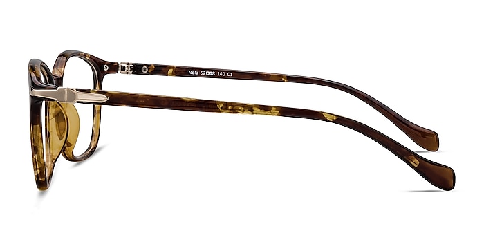 Nola Marron Plastique Montures de lunettes de vue d'EyeBuyDirect