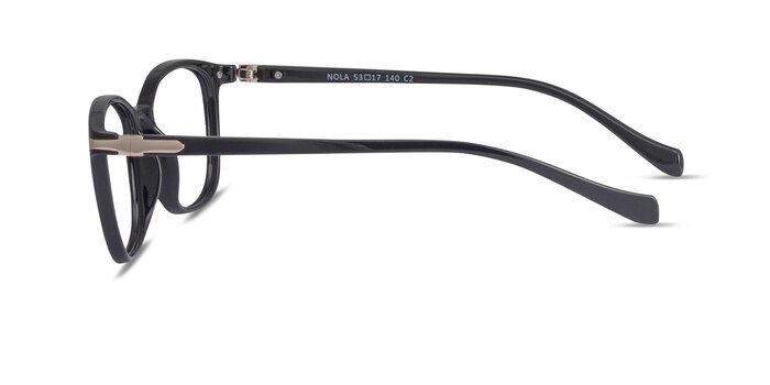 Nola Noir Plastique Montures de lunettes de vue d'EyeBuyDirect